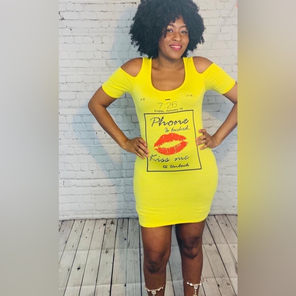 💋 Kiss me tee dress
